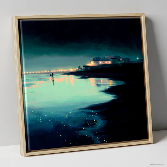 Framed Canvas Natural Frame