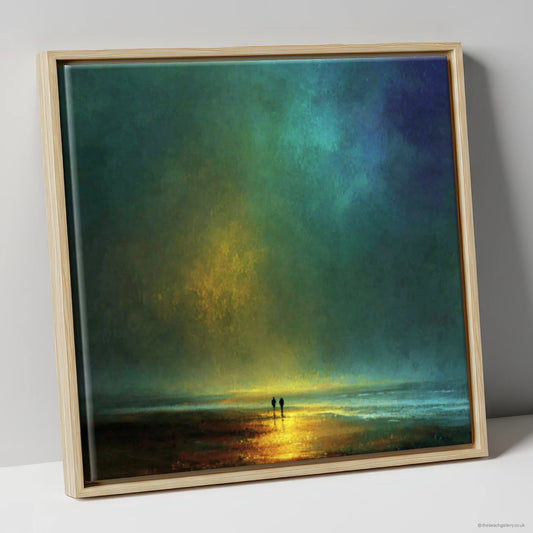 Framed Canvas Natural Frame