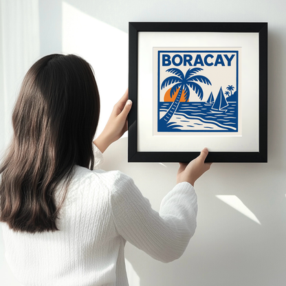 Cities Linoprint-Style Art (c230)