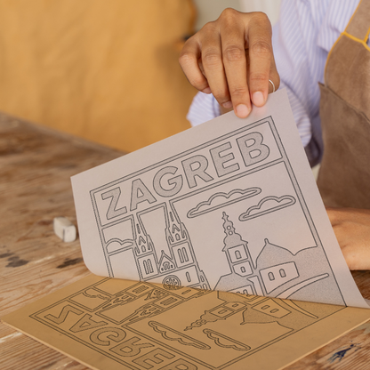 Cities Linoprint-Style Art (c49)