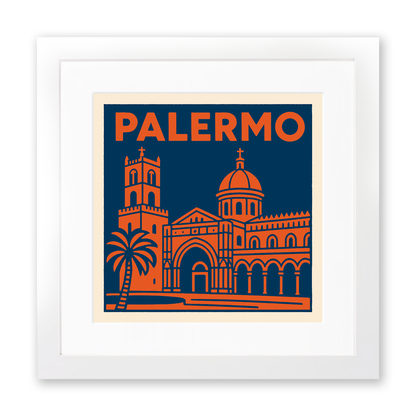 Cities Linoprint-Style Art (c125)