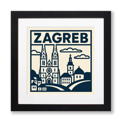 Cities Linoprint-Style Art (c49)