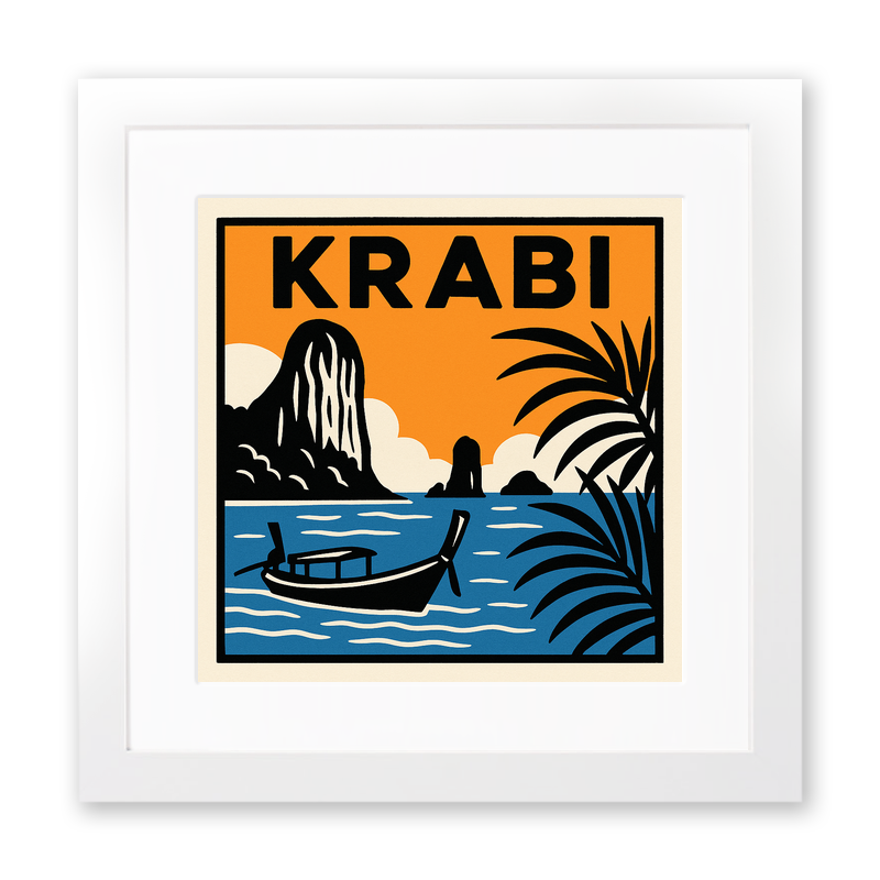 Cities Linoprint-Style Art (c171)