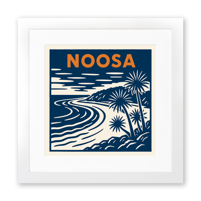 Cities Linoprint-Style Art (c129)