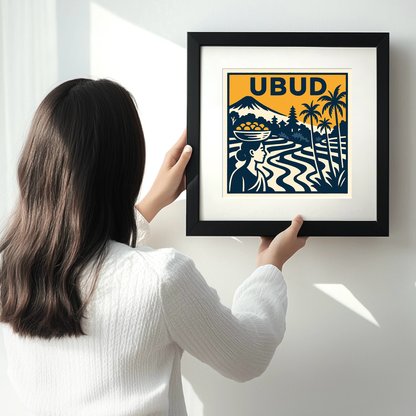 Cities Linoprint-Style Art (c66)