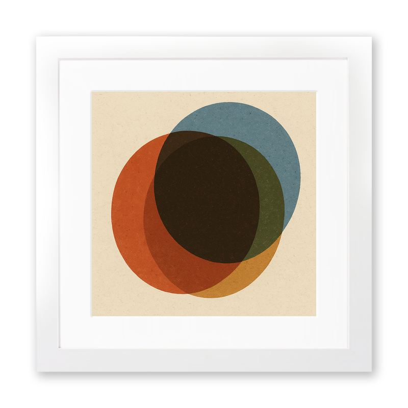 Bauhaus Design Linoprint-Style Art (c419)