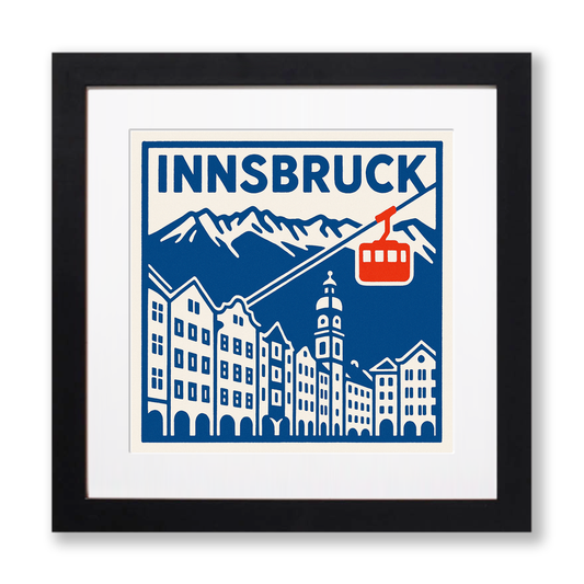 Cities Linoprint-Style Art (c179)