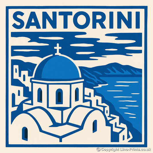 Cities Linoprint-Style Art (c96)