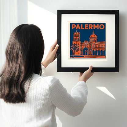Cities Linoprint-Style Art (c125)