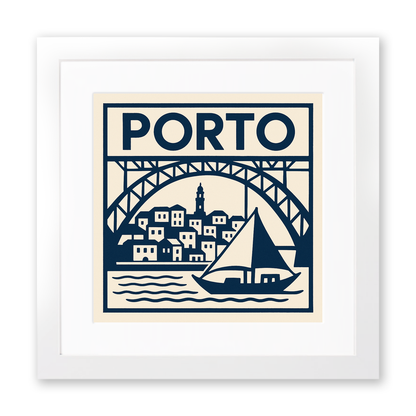 Cities Linoprint-Style Art (c115)