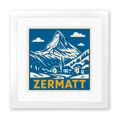 Cities Linoprint-Style Art (c47)