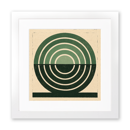 Bauhaus Design Linoprint-Style Art (c470)