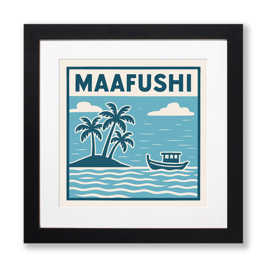 Cities Linoprint-Style Art (c155)