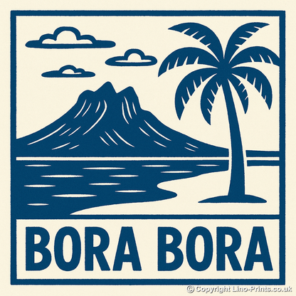 Cities Linoprint-Style Art (c231)