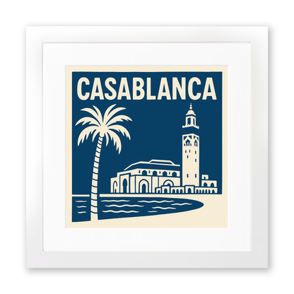 Cities Linoprint-Style Art (c217)