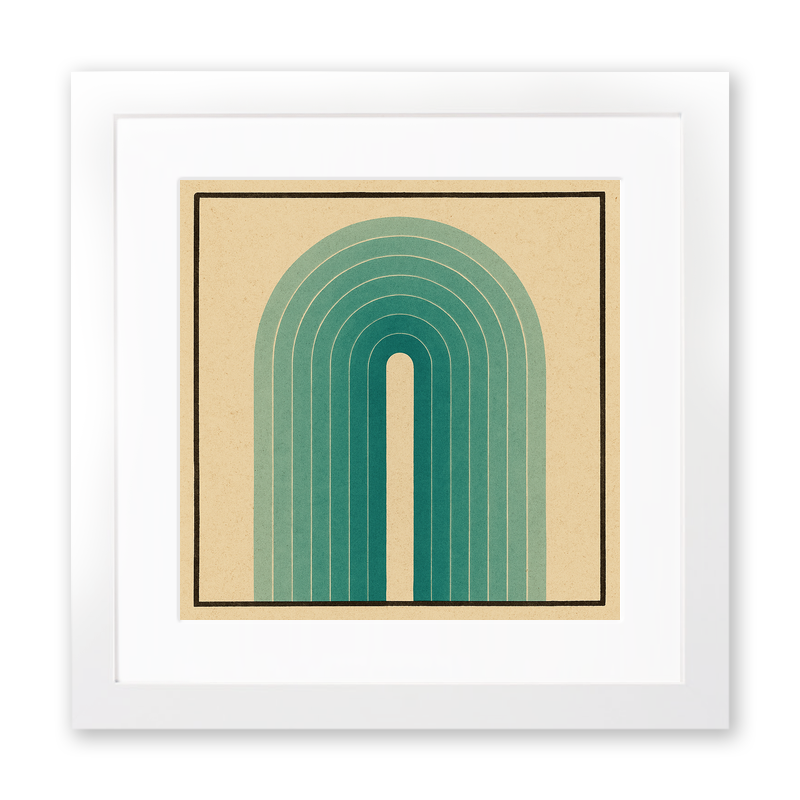 Bauhaus Design Linoprint-Style Art (c444)