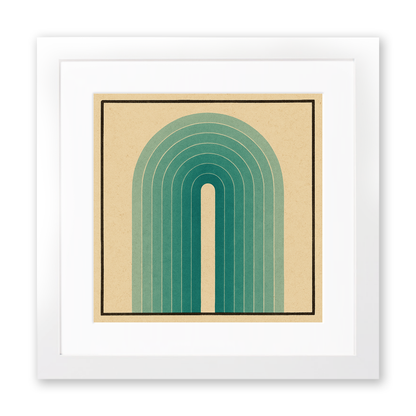 Bauhaus Design Linoprint-Style Art (c444)
