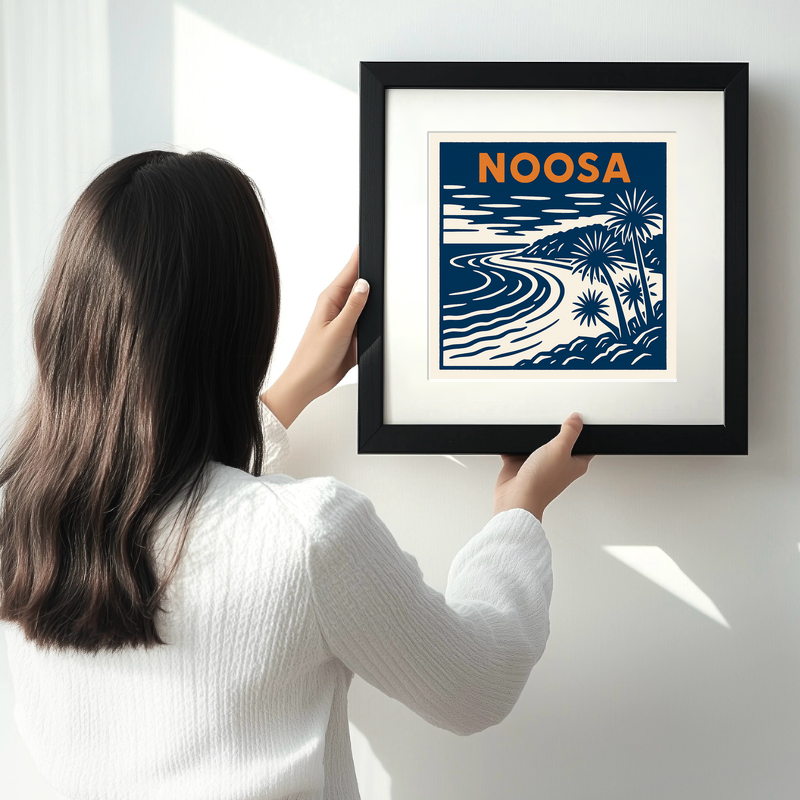 Cities Linoprint-Style Art (c129)