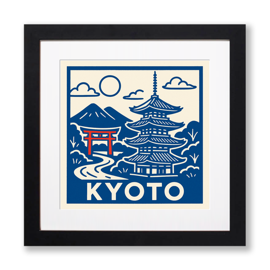 Cities Linoprint-Style Art (c168)