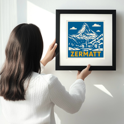 Cities Linoprint-Style Art (c47)