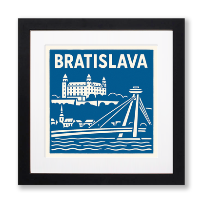 Cities Linoprint-Style Art (c227)