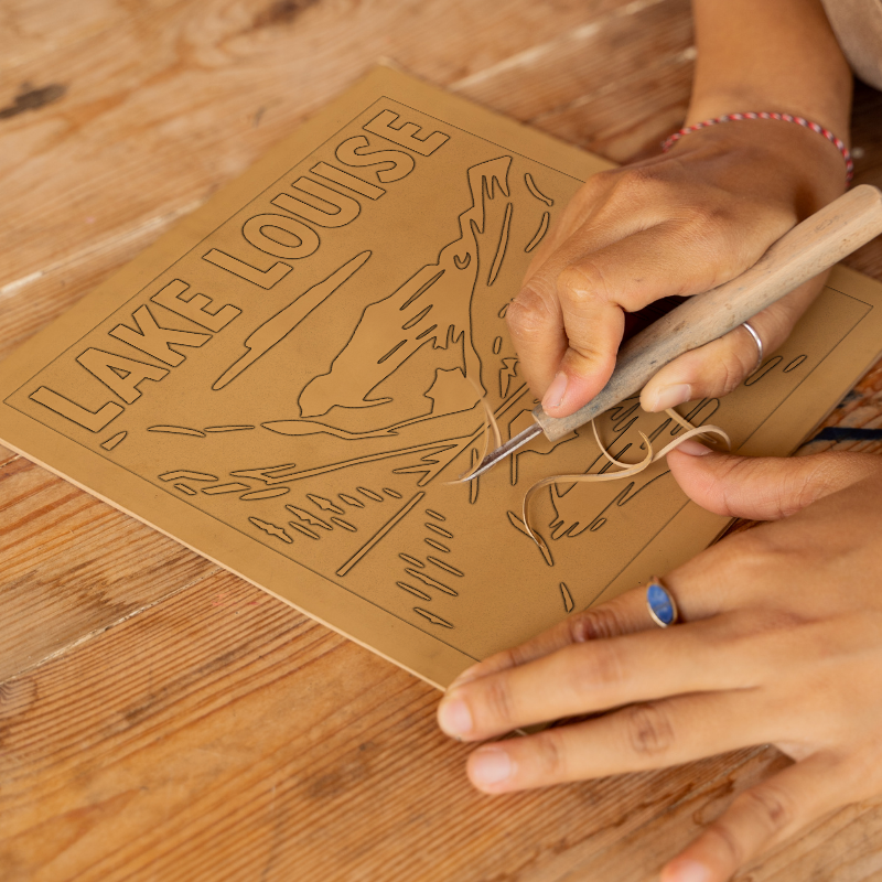 Cities Linoprint-Style Art (c165)