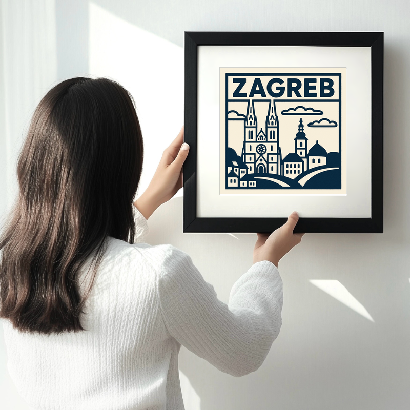 Cities Linoprint-Style Art (c49)