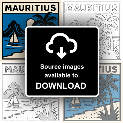 Cities Linoprint-Style Art (c150)