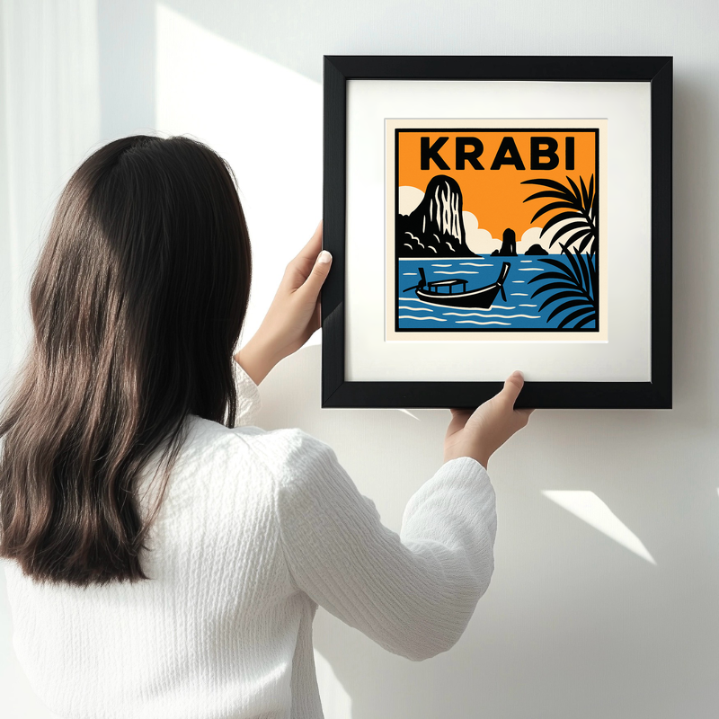 Cities Linoprint-Style Art (c171)