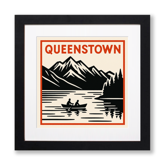 Cities Linoprint-Style Art (c111)