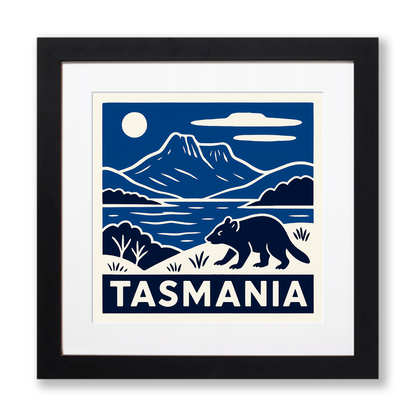 Cities Linoprint-Style Art (c74)