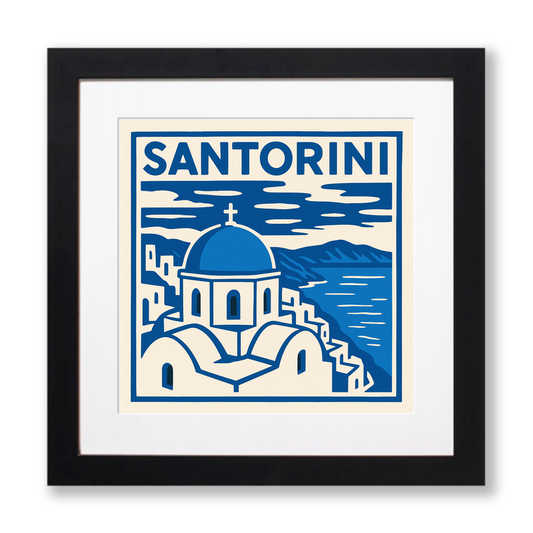 Cities Linoprint-Style Art (c96)