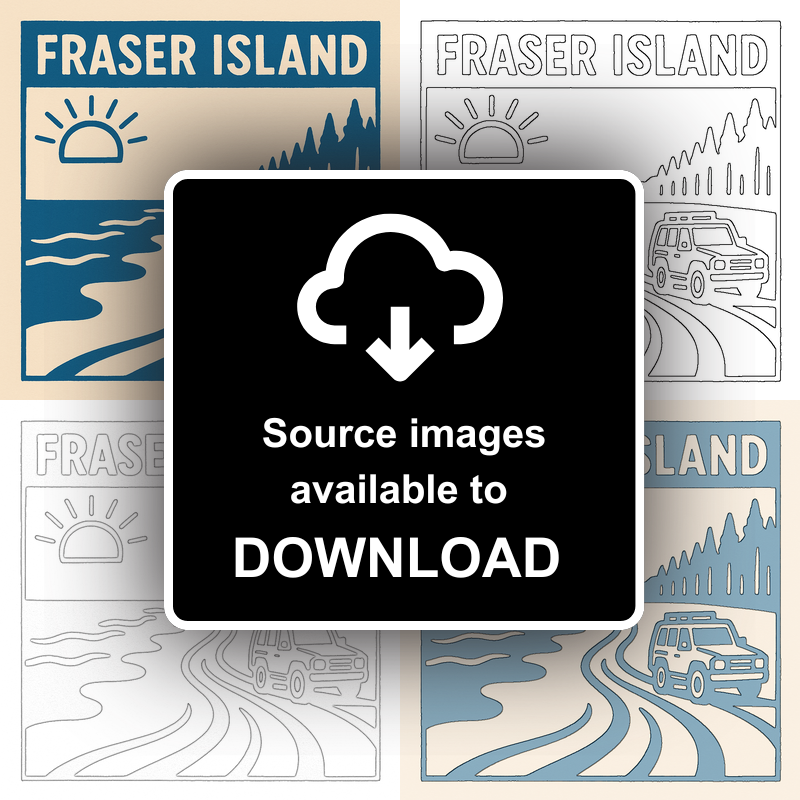 Cities Linoprint-Style Art (c194)