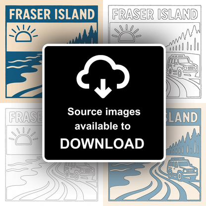 Cities Linoprint-Style Art (c194)