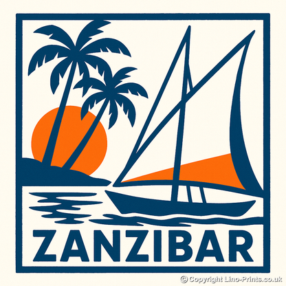 Cities Linoprint-Style Art (c48)