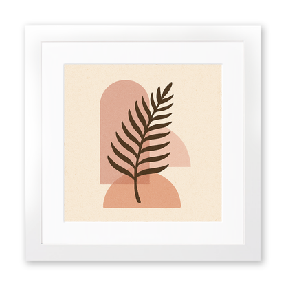 Flowers and Plants Linoprint-Style Art (c514)