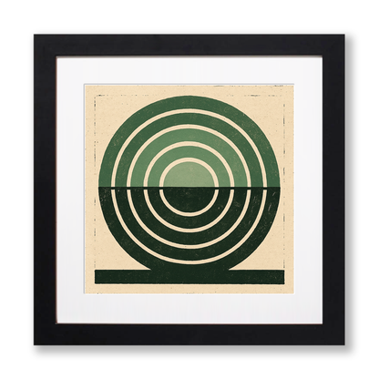 Bauhaus Design Linoprint-Style Art (c470)