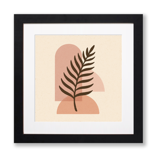 Flowers and Plants Linoprint-Style Art (c514)