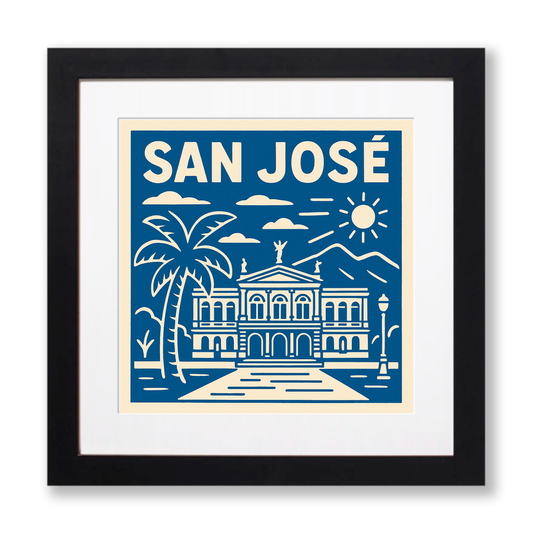Cities Linoprint-Style Art (c99)