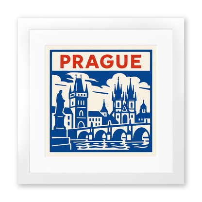 Cities Linoprint-Style Art (c114)