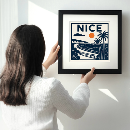 Cities Linoprint-Style Art (c130)