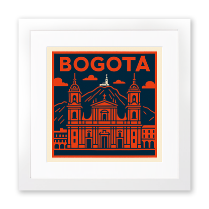 Cities Linoprint-Style Art (c232)