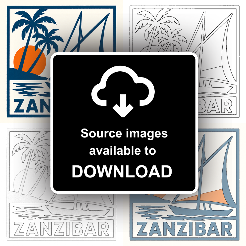 Cities Linoprint-Style Art (c48)