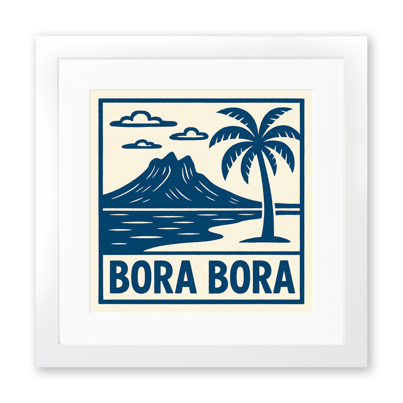 Cities Linoprint-Style Art (c231)