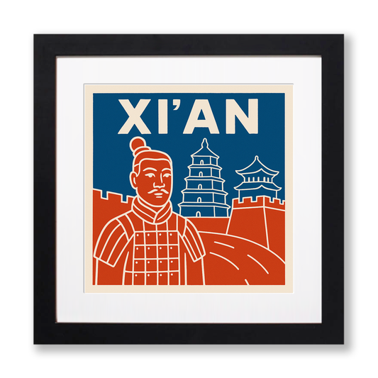 Cities Linoprint-Style Art (c52)