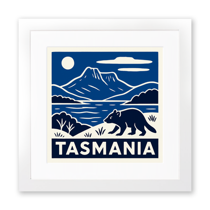 Cities Linoprint-Style Art (c74)