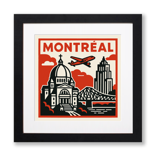 Cities Linoprint-Style Art (c142)