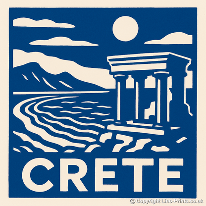 Cities Linoprint-Style Art (c207)