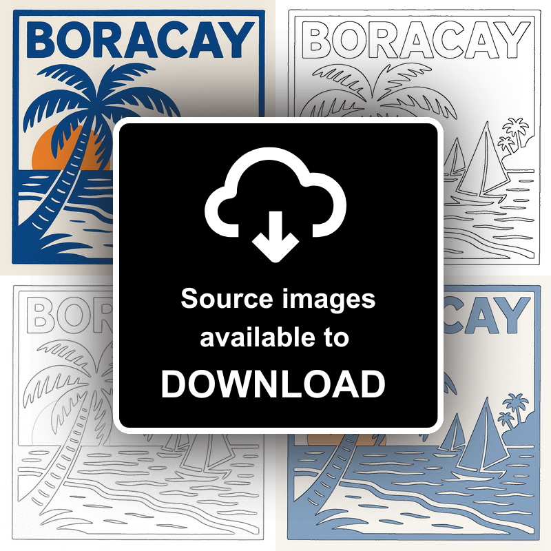 Cities Linoprint-Style Art (c230)