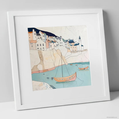 Framed Print White Frame